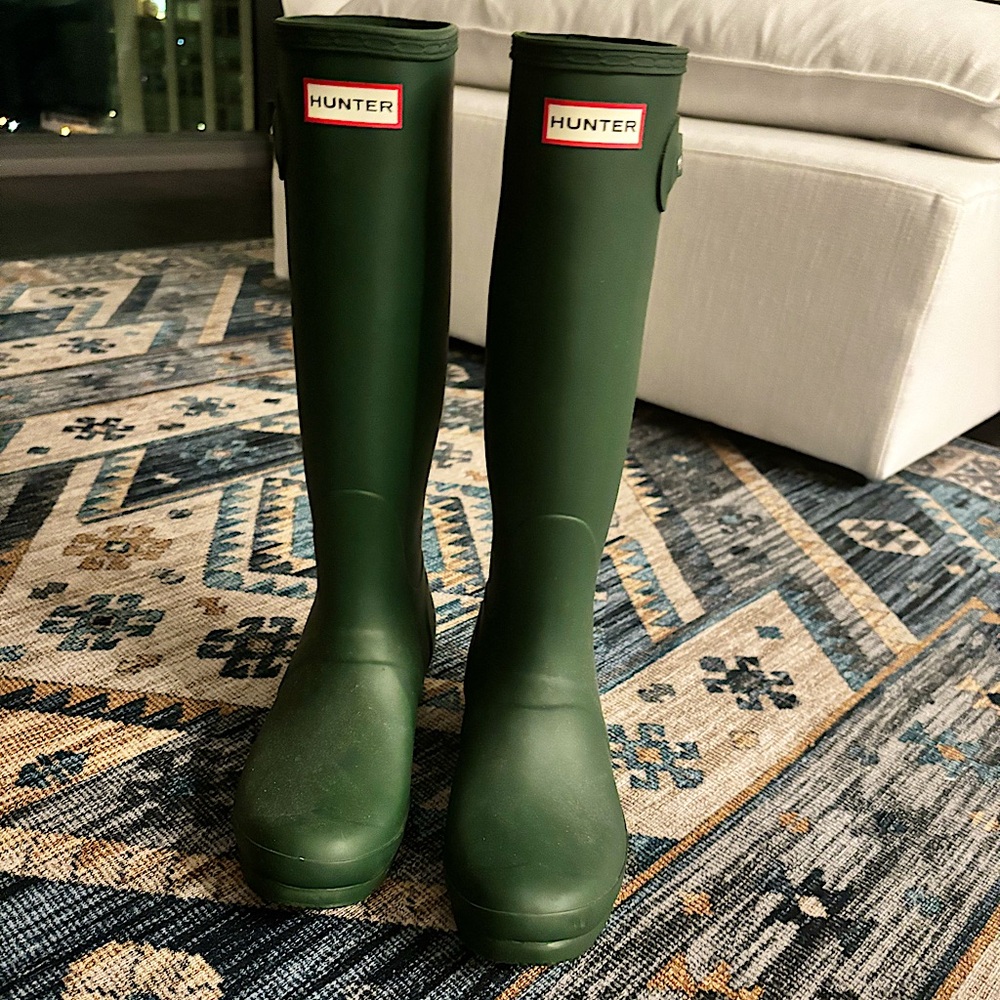 Green Hunter Boots
